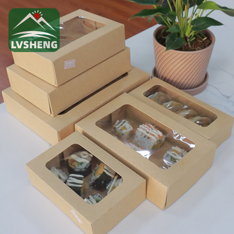 Produk baru dari Xiamen Lvsheng Factory -Sushi Togo Box dengan Window Clear