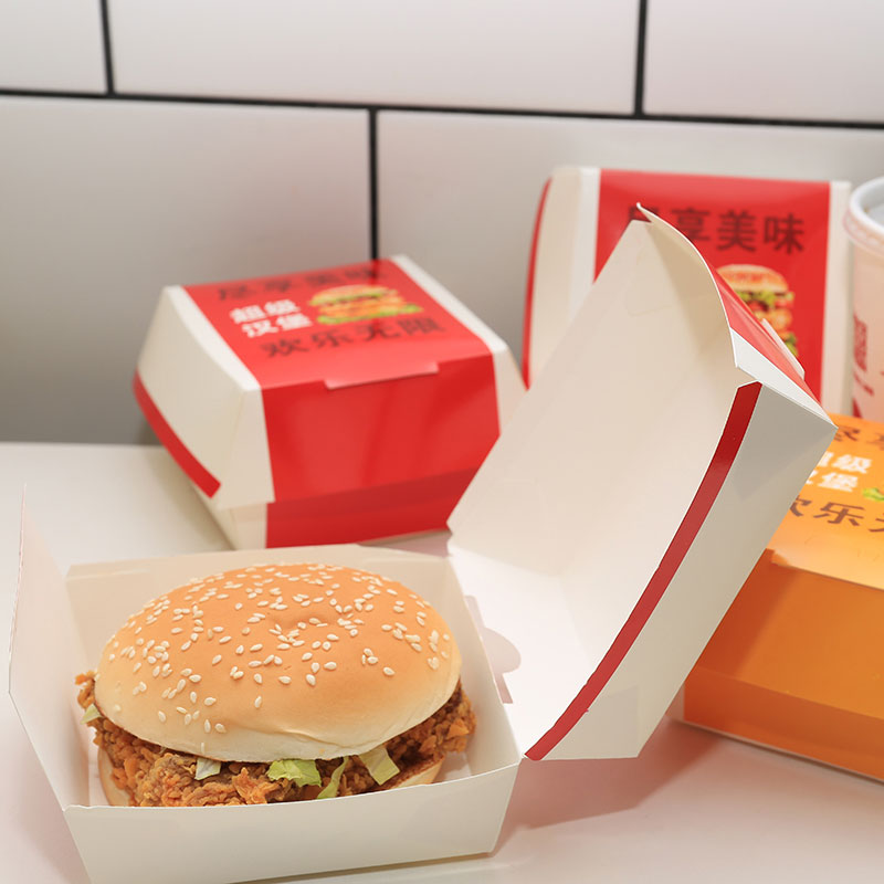 Bekas kertas hamburger
